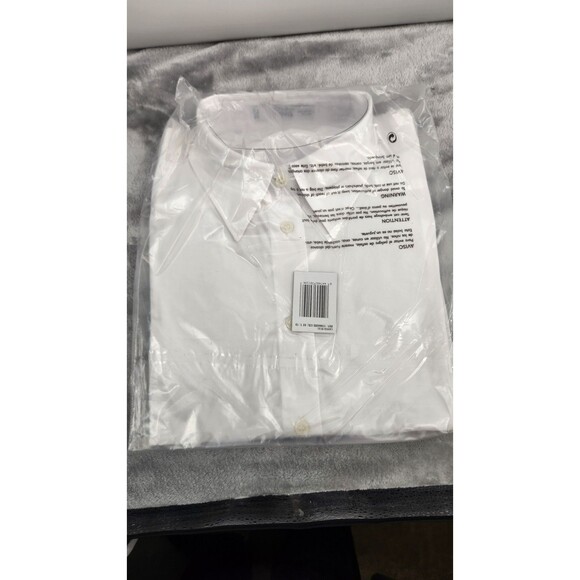 Mango Tops - Mango Women's XS White Regular Cotton Lyocell Blend Shirt NWT